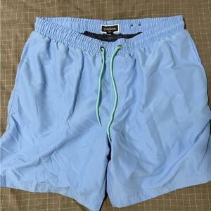 Club Room Men's Light Blue Swim Trunks